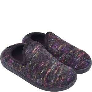 NEW HAFLINGER women's atb ii slippers in black speckle